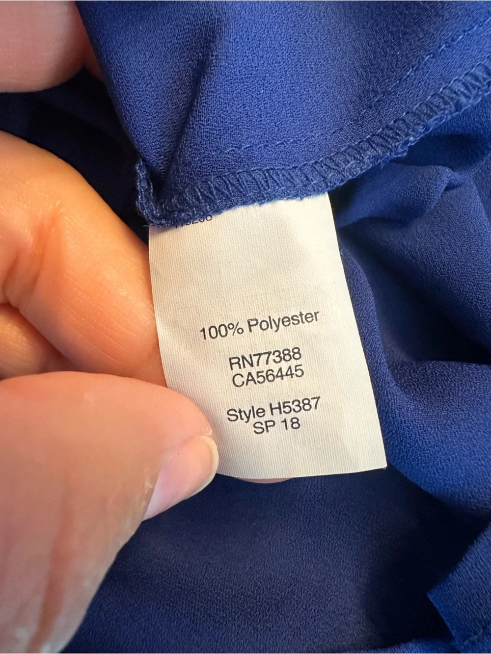 J.Crew Cobalt Blue Sleeveless Shell Blouse Career Top Size 4